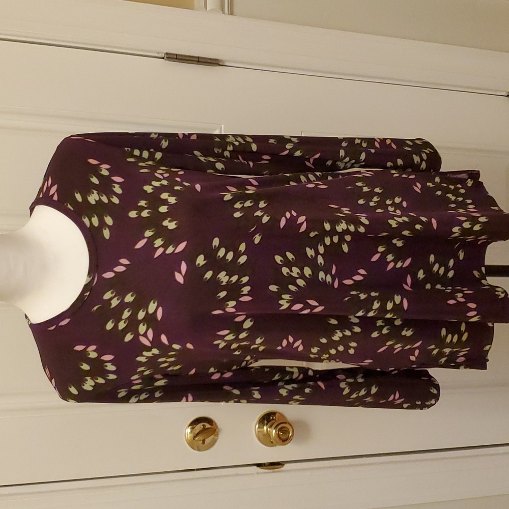 Carolyn Strauss Tunic Top Size Medium